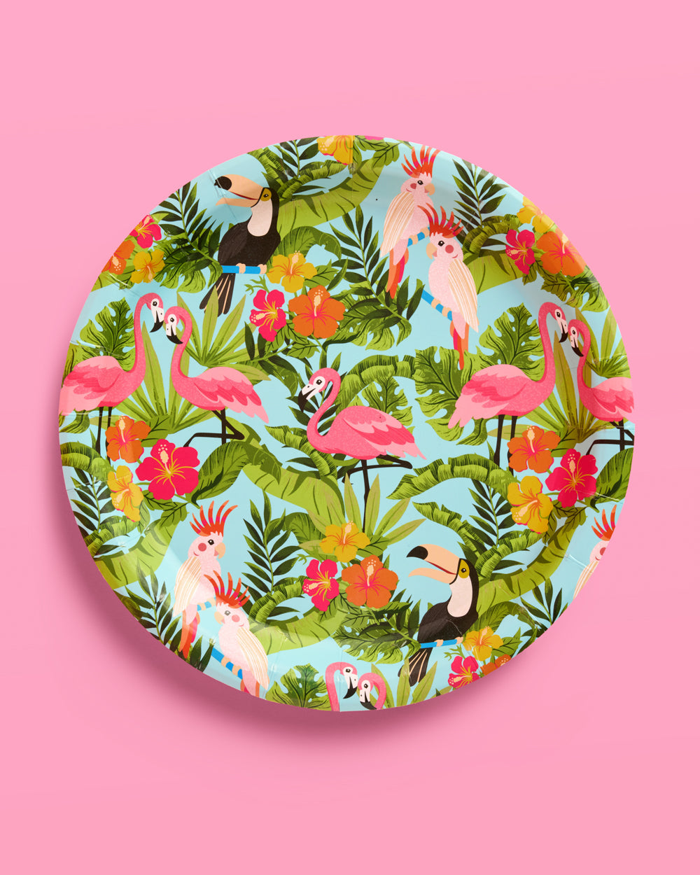 Tropical Plates - 24 paper plates