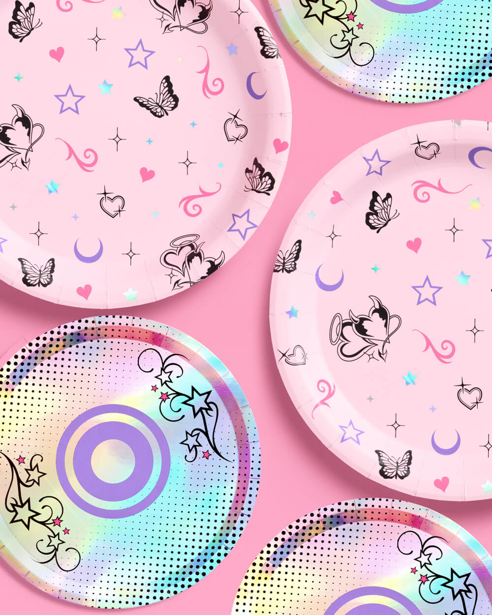 Y2K Plates - 32 paper plates