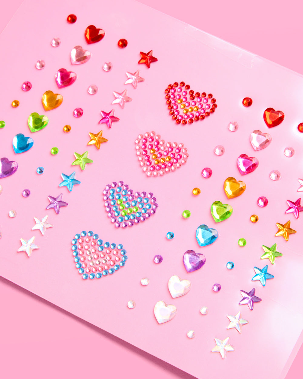 Pride Face Gems - 82 pc rainbow rhinestones