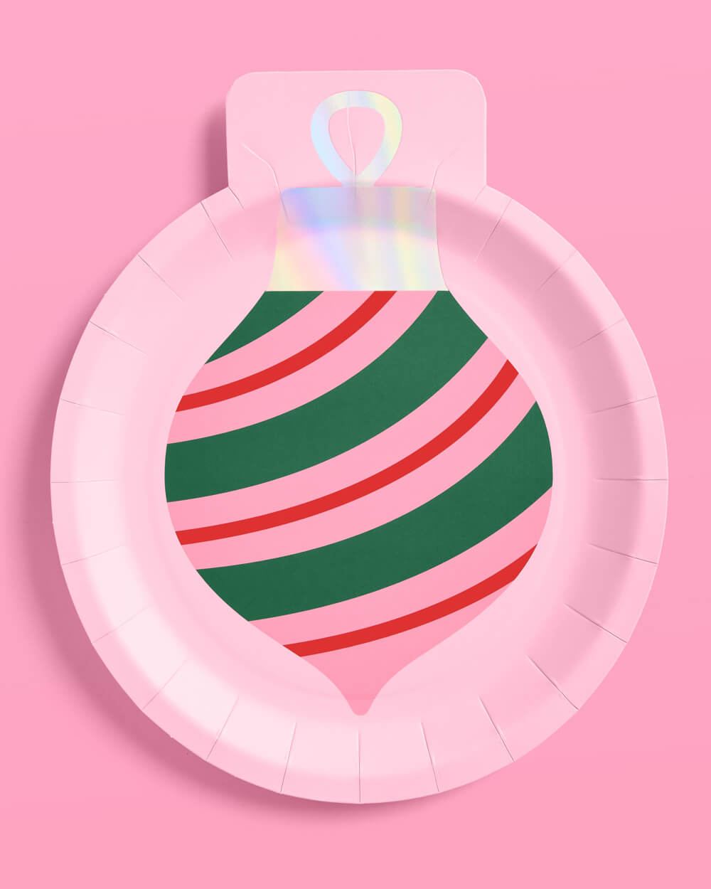 Ornament Plates - 24 paper plates