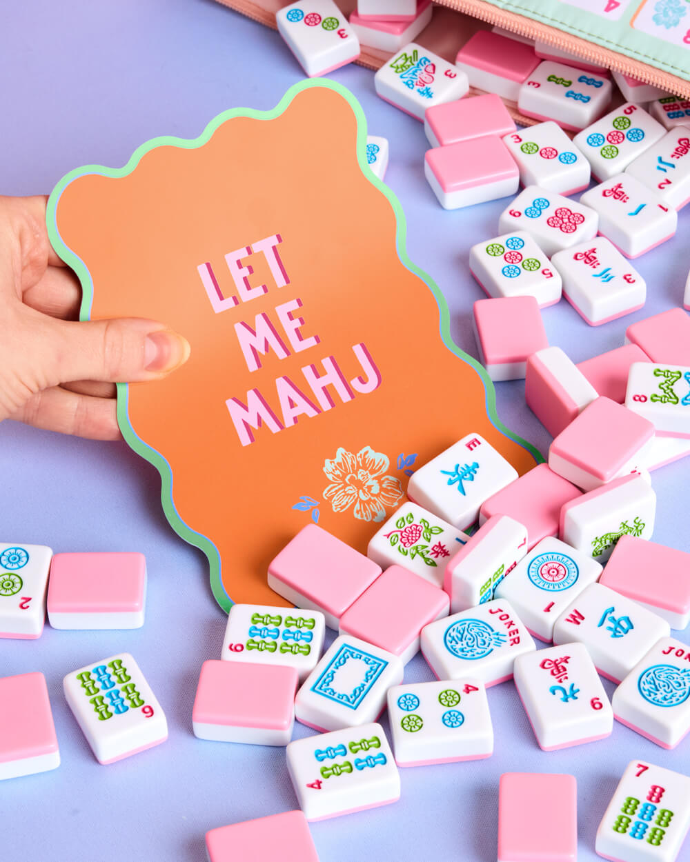 Mahjong Shuffler Cards - set of 4 matte cards