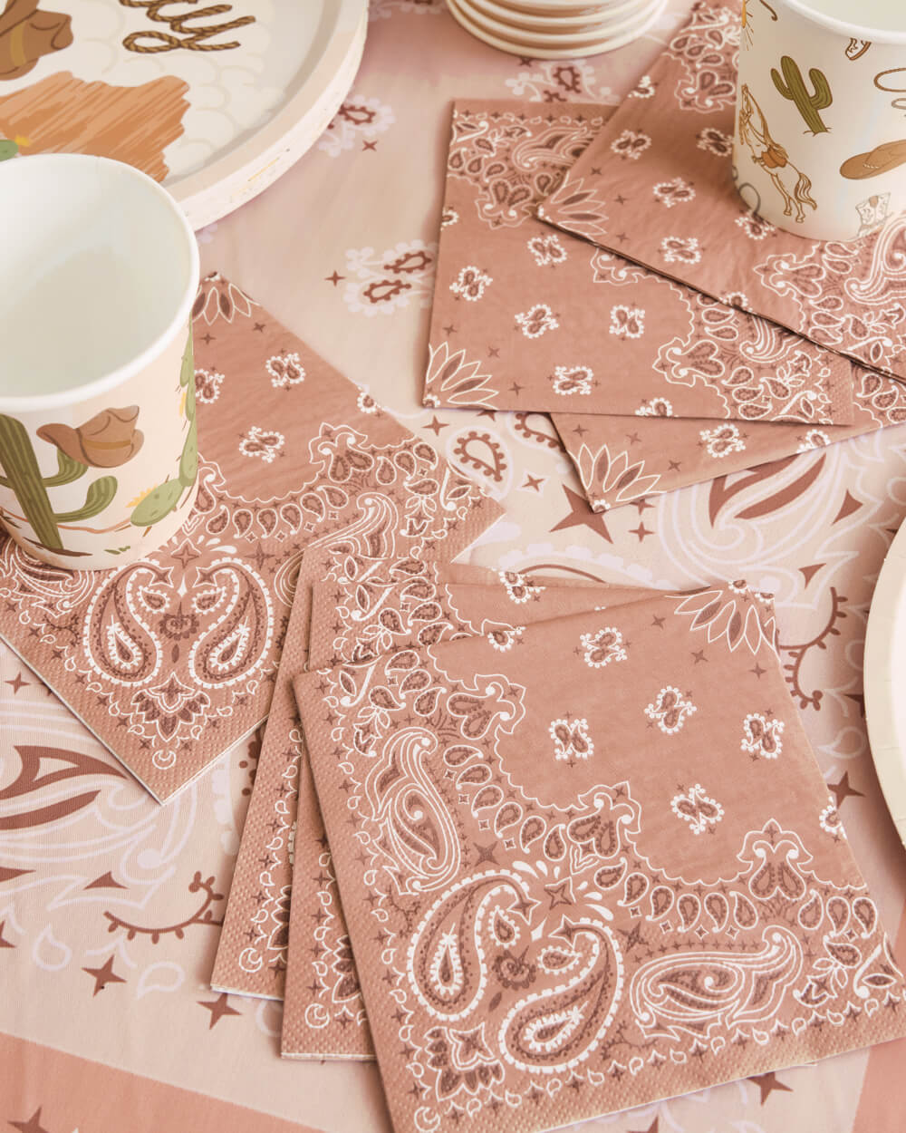 Wild Wild West Napkins - 25 printed napkins