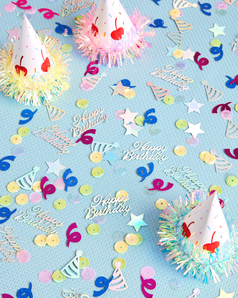 Rainbow Birthday Confetti - 200 pc foil confetti