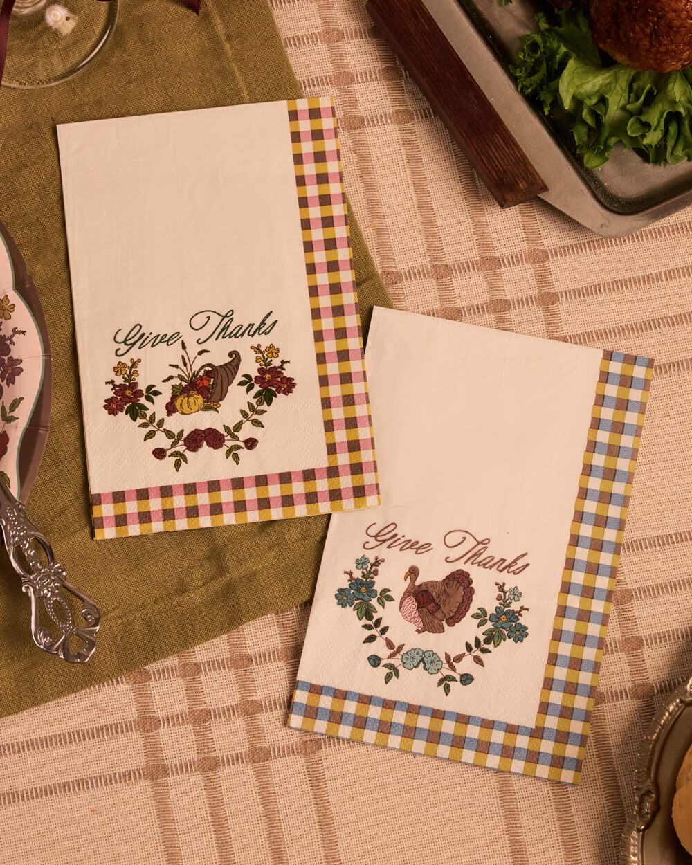 Give Thanks Harvest Napkins - 24 paper napkins