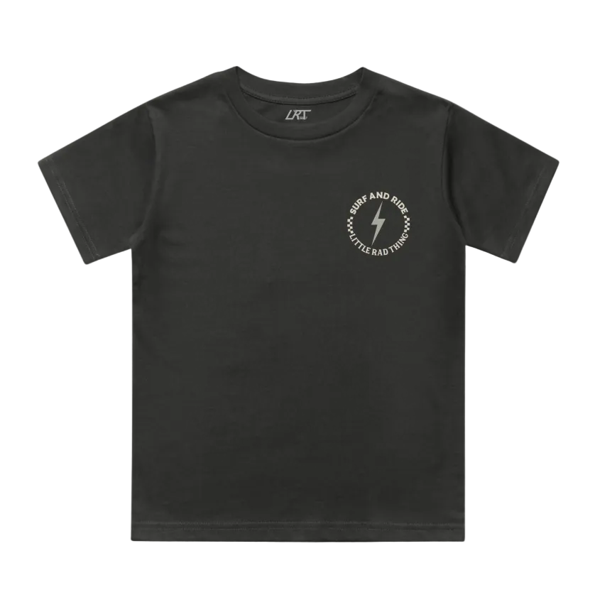 SURF N RIDE TEE - COAL
