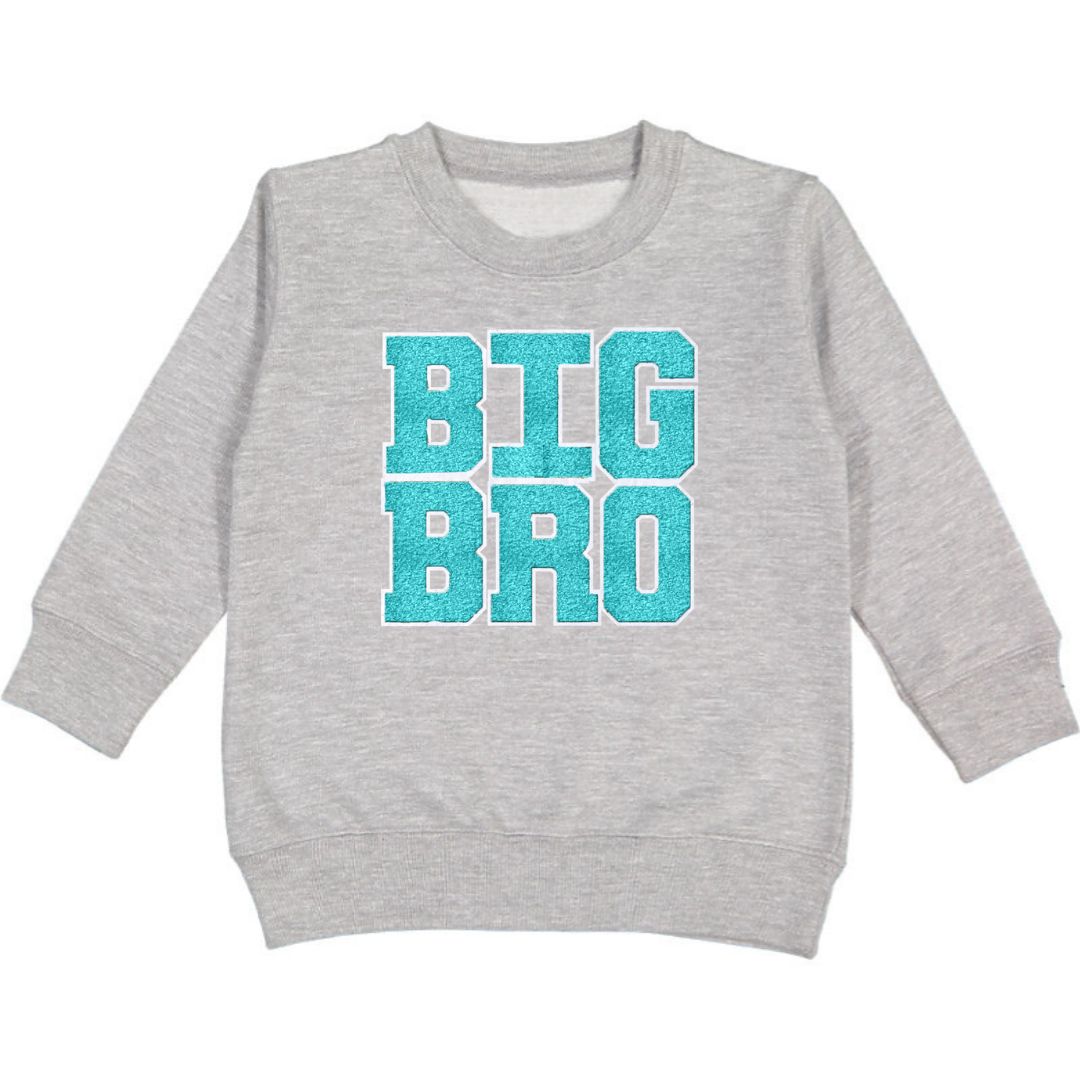 Big Bro Patch Sweatshirt - Gray