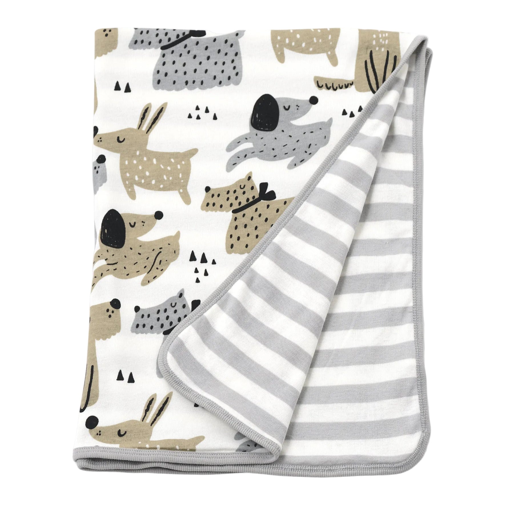 Baby Boy's Puppy Dogs Cotton Blanket