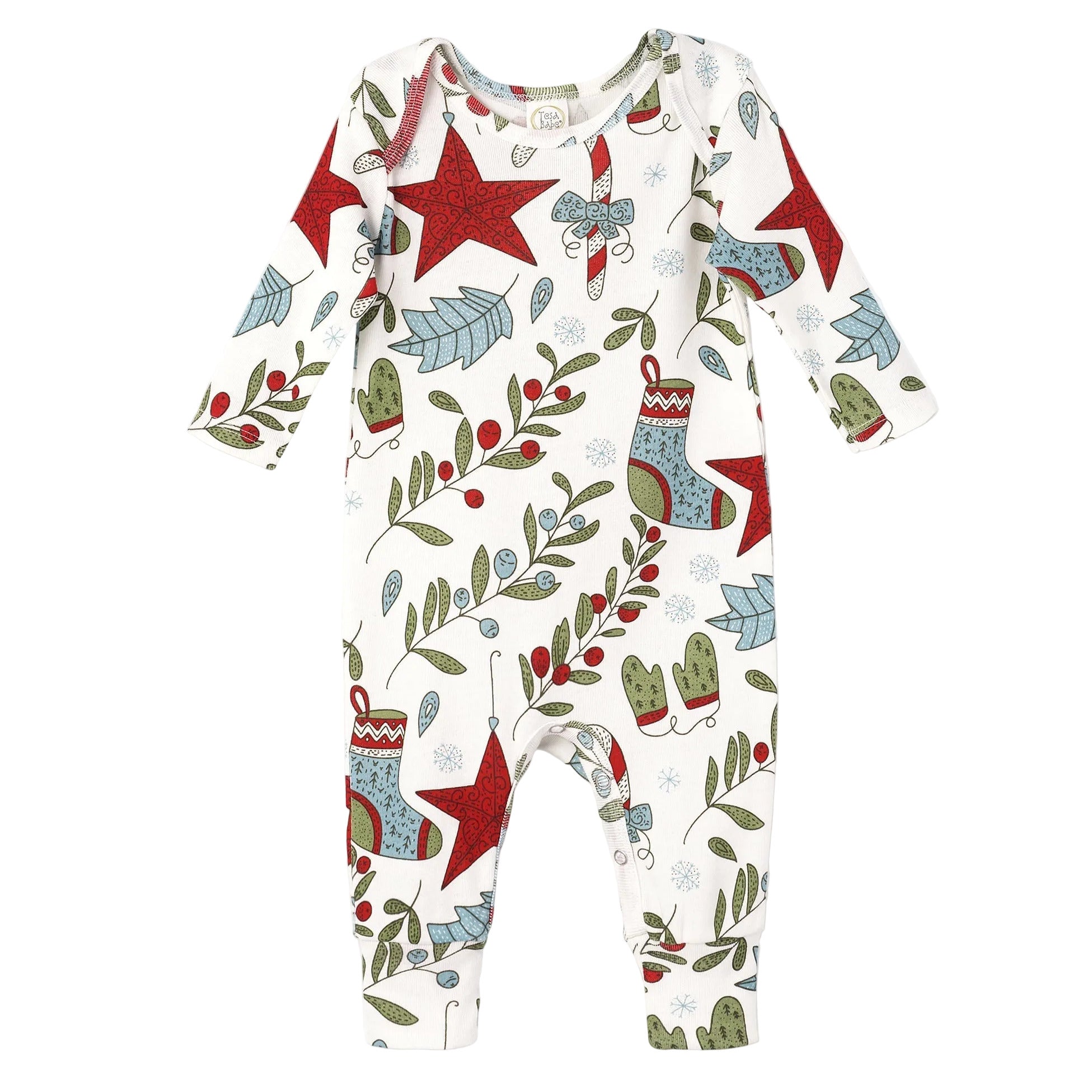 Baby's Christmas Fancy Bamboo Romper