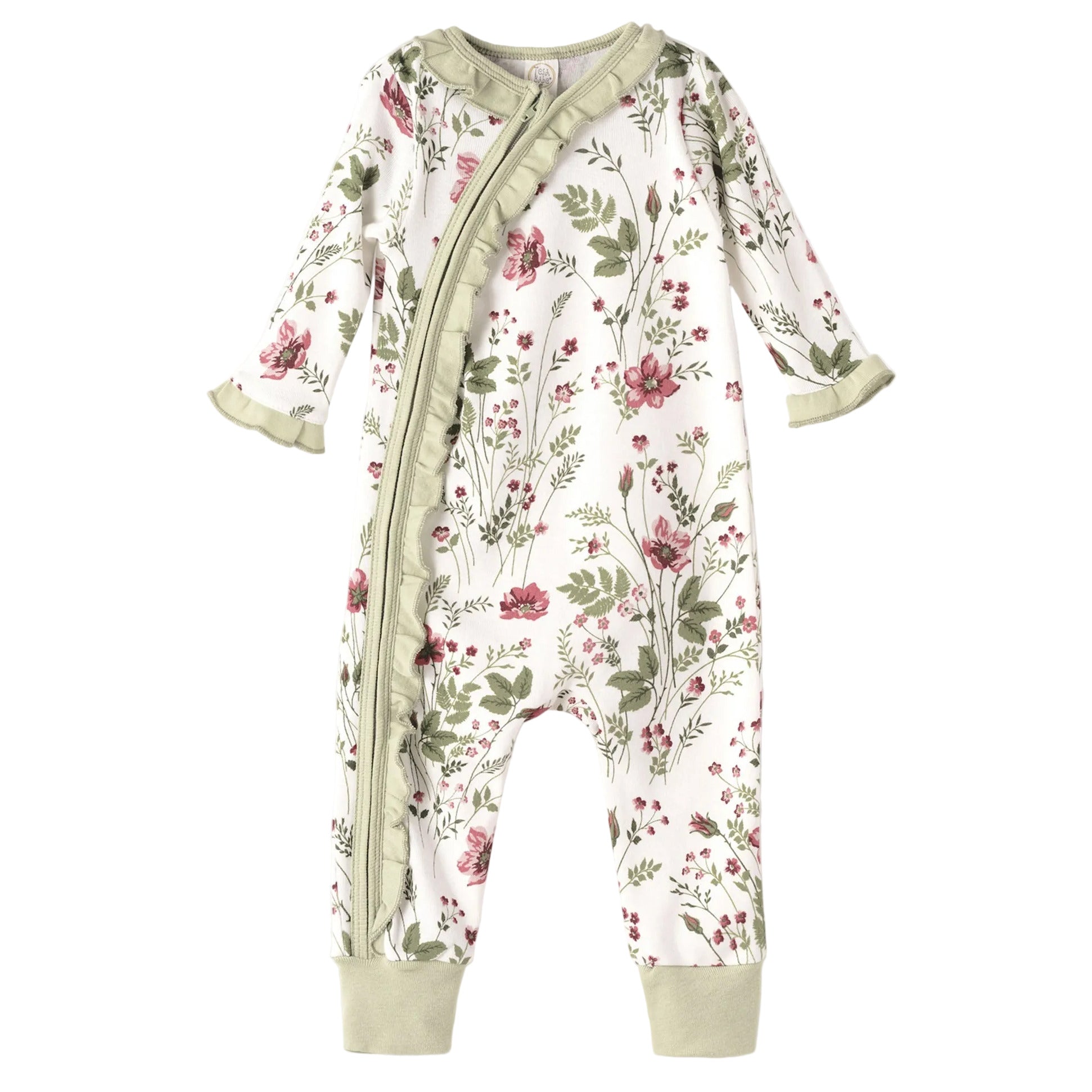 Pretty Petals Bamboo Zipper Romper - Mommy and Me
