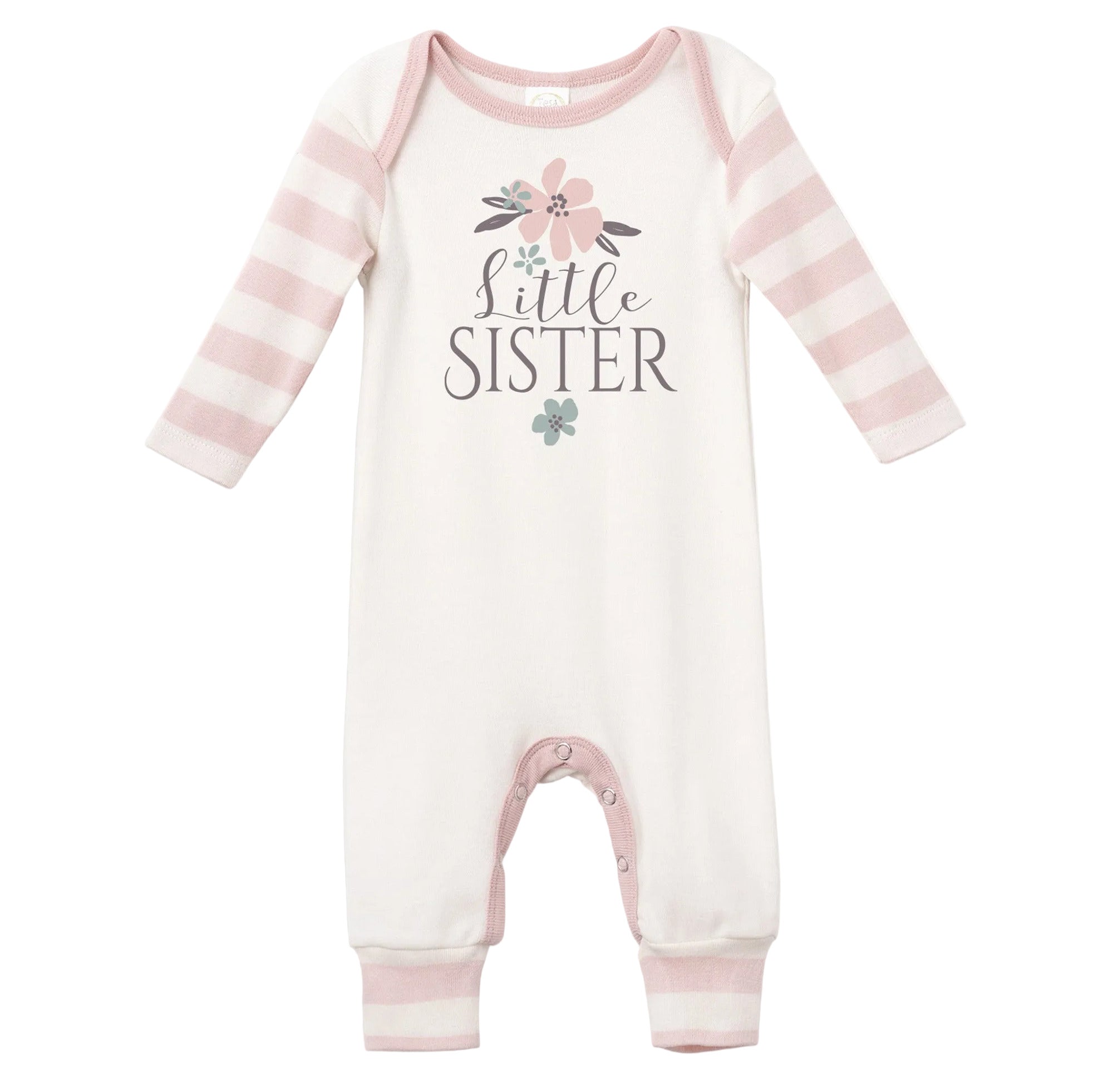 Little Sister Baby Girl Cotton Romper