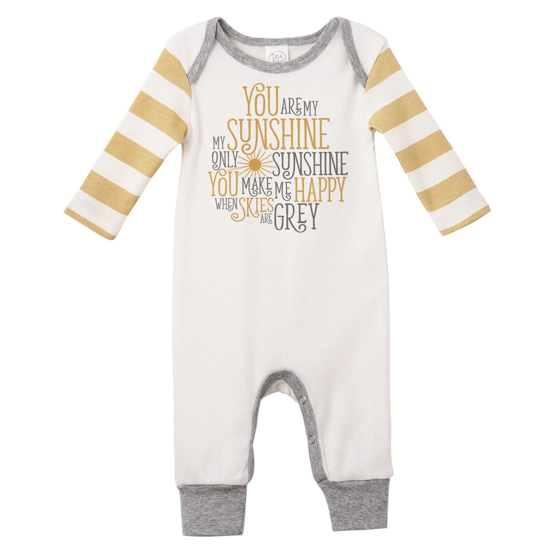 Baby's "You Are My Sunshine" Cotton Romper