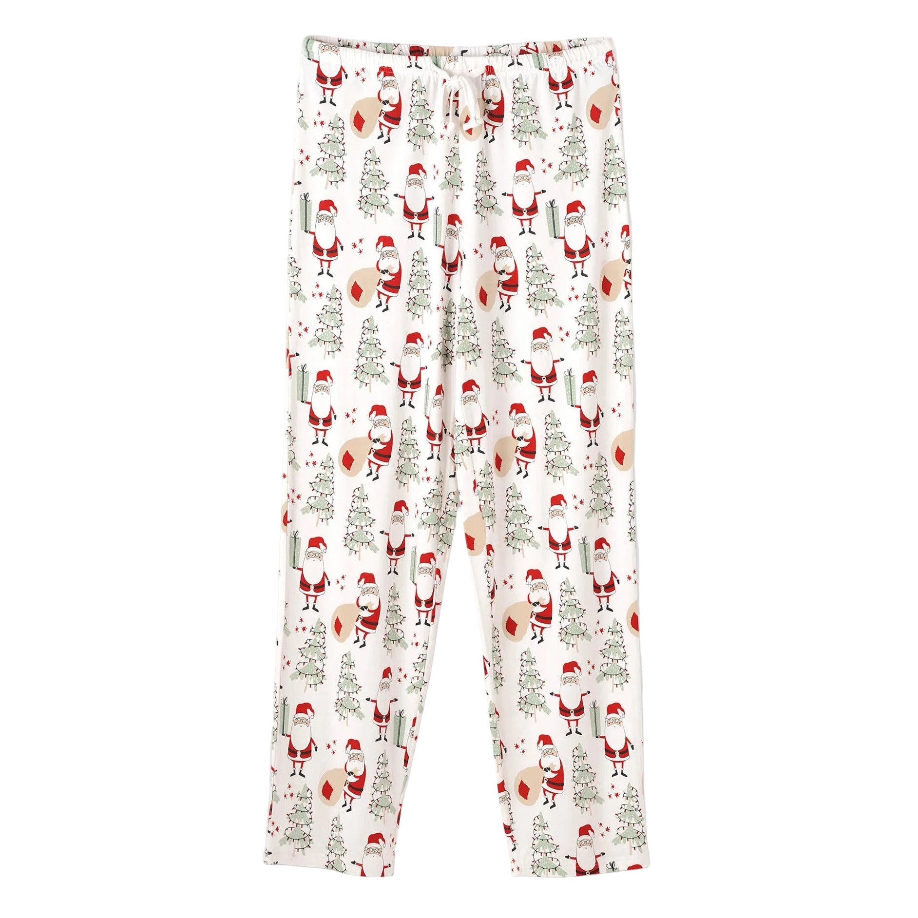 Christmas Santa Adult Bamboo Pajama Pants - Family Matching