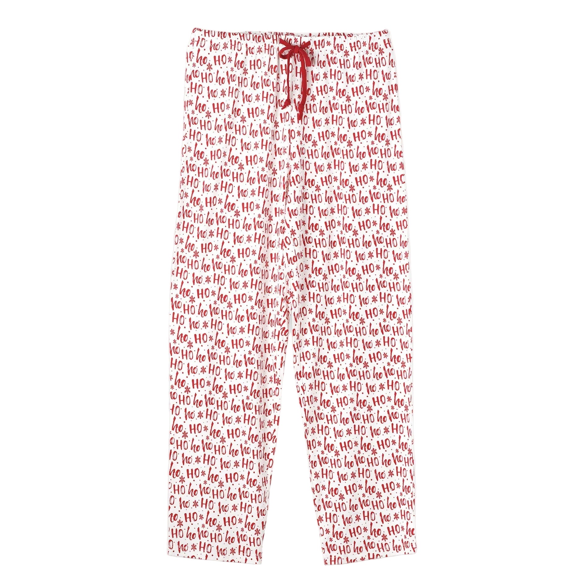Christmas Ho-Ho-Ho Adult Bamboo Pajama Pants-Family Matching