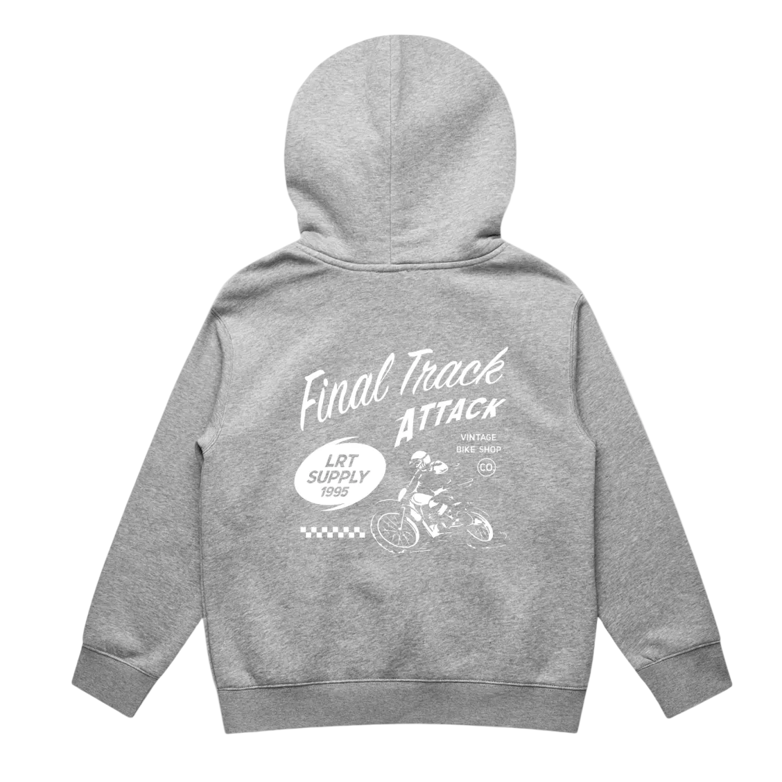 THE FINAL TRACK ATTACK HOODIE - RECYCLED GRAY