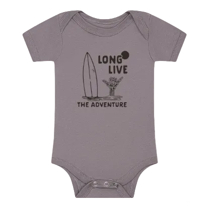 THE LONG LIVE ADVENTURE ONESIE - GREY