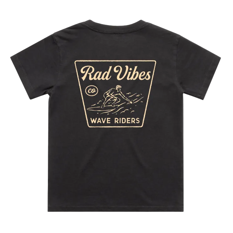 THE MAVERICKS TEE - FADED BLACK