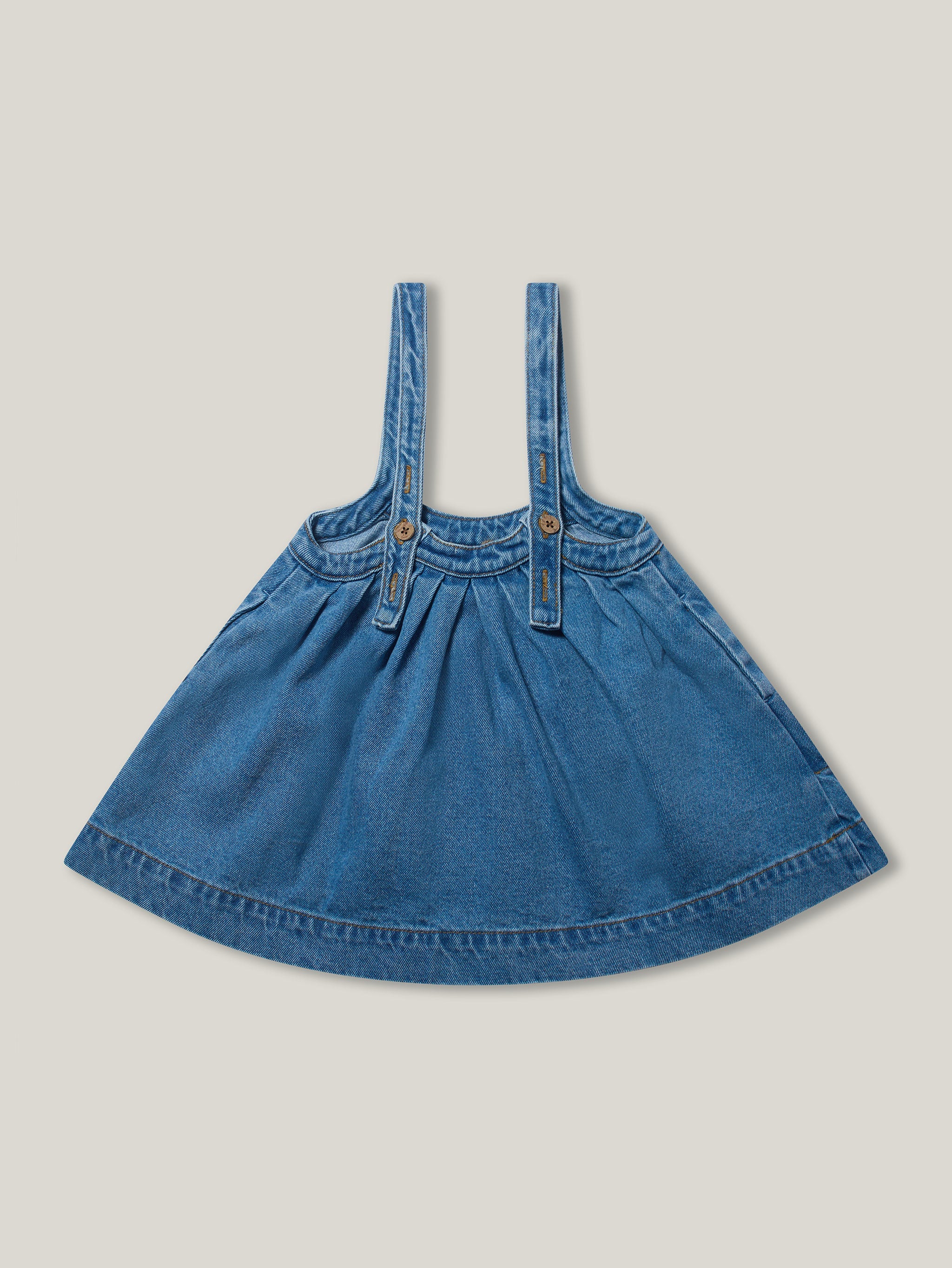 The Oversized Denim Pinafore Baby