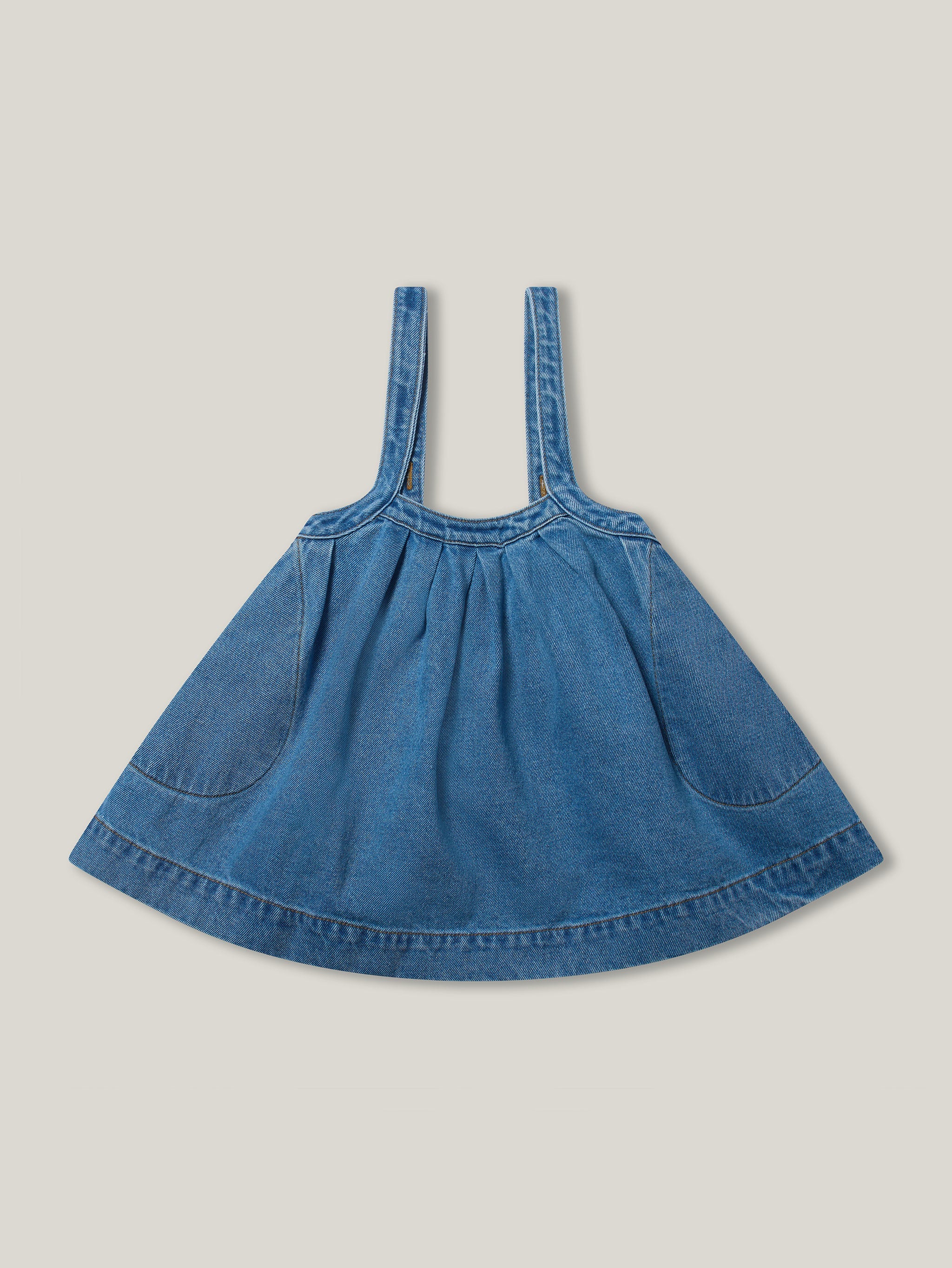 The Oversized Denim Pinafore Baby