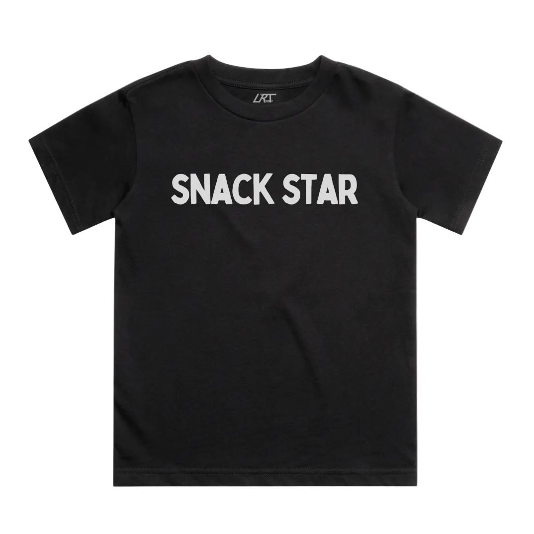 THE SNACK STAR TEE - BLACK