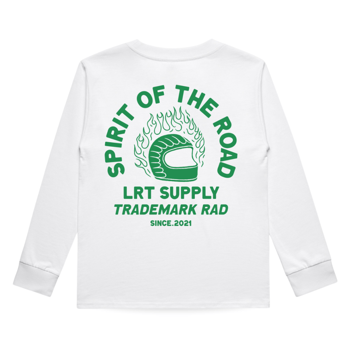 THE SPIRIT RIDER LONG SLEEVE TEE - WHITE