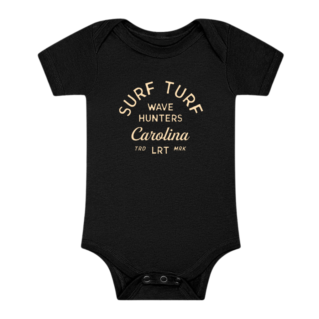 THE WAVE HUNTER ONESIE - BLACK