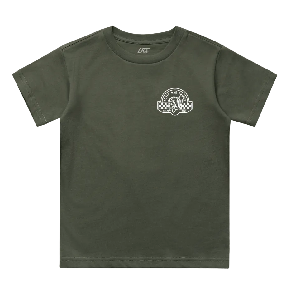 TIL DEATH DO WE RIDE TEE - OLIVE