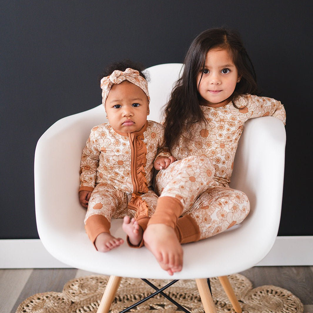 Flower Garden Bamboo Kids Pajama Set