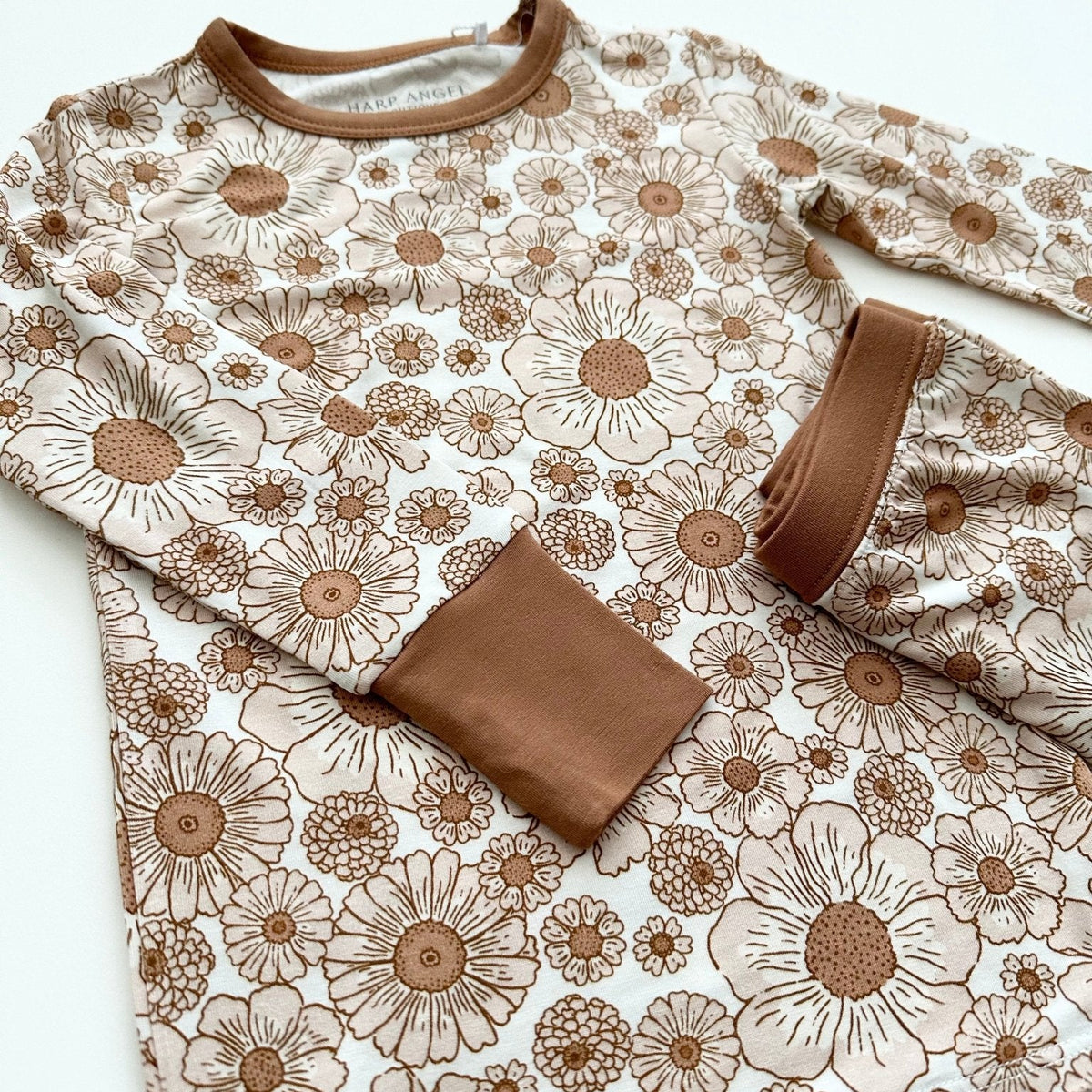 Flower Garden Bamboo Kids Pajama Set