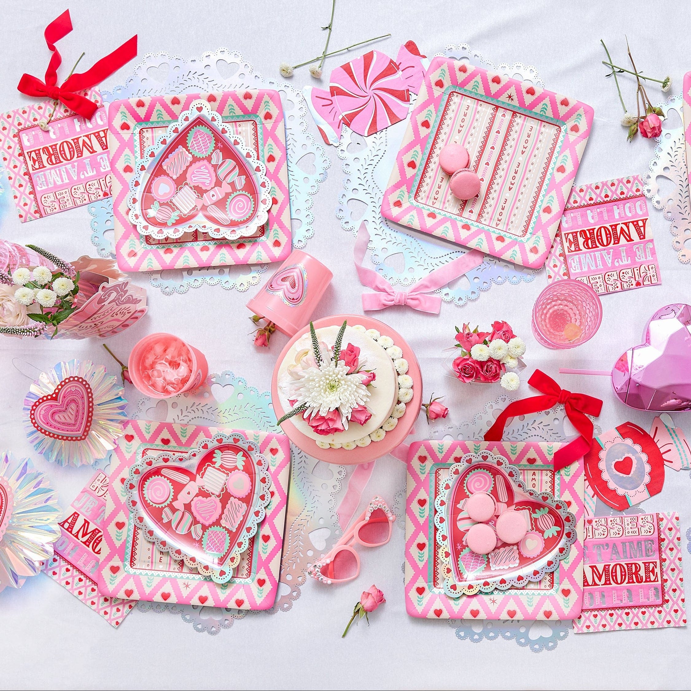 Sweetheart Candy Shaped Napkins (20 count)