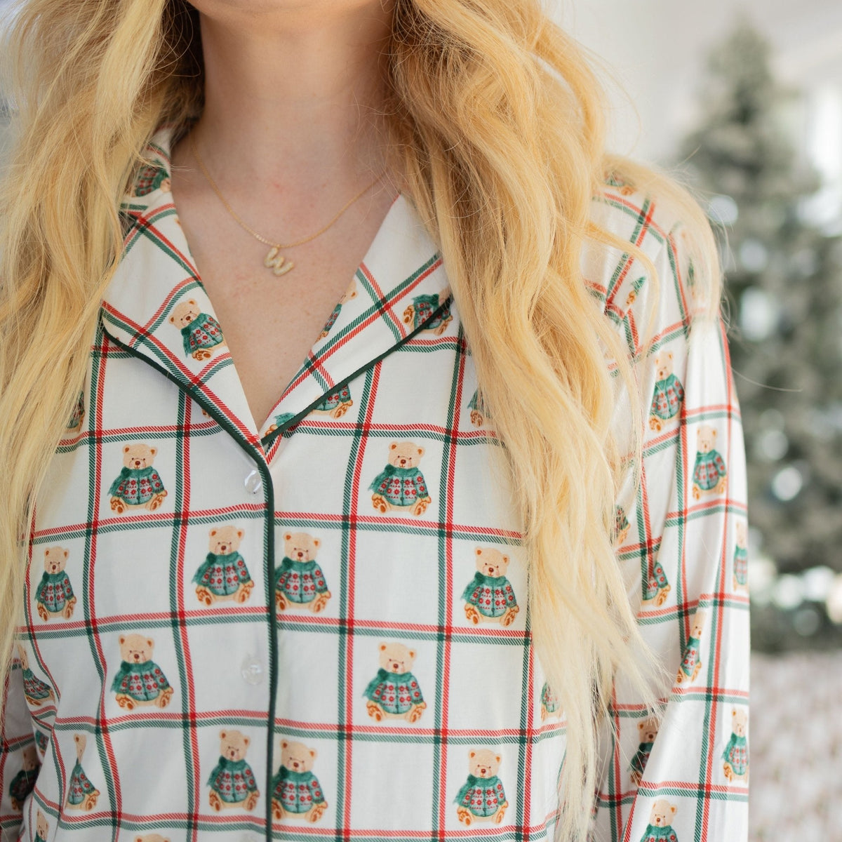 Vintage Teddy Unisex Adult Button Down Set
