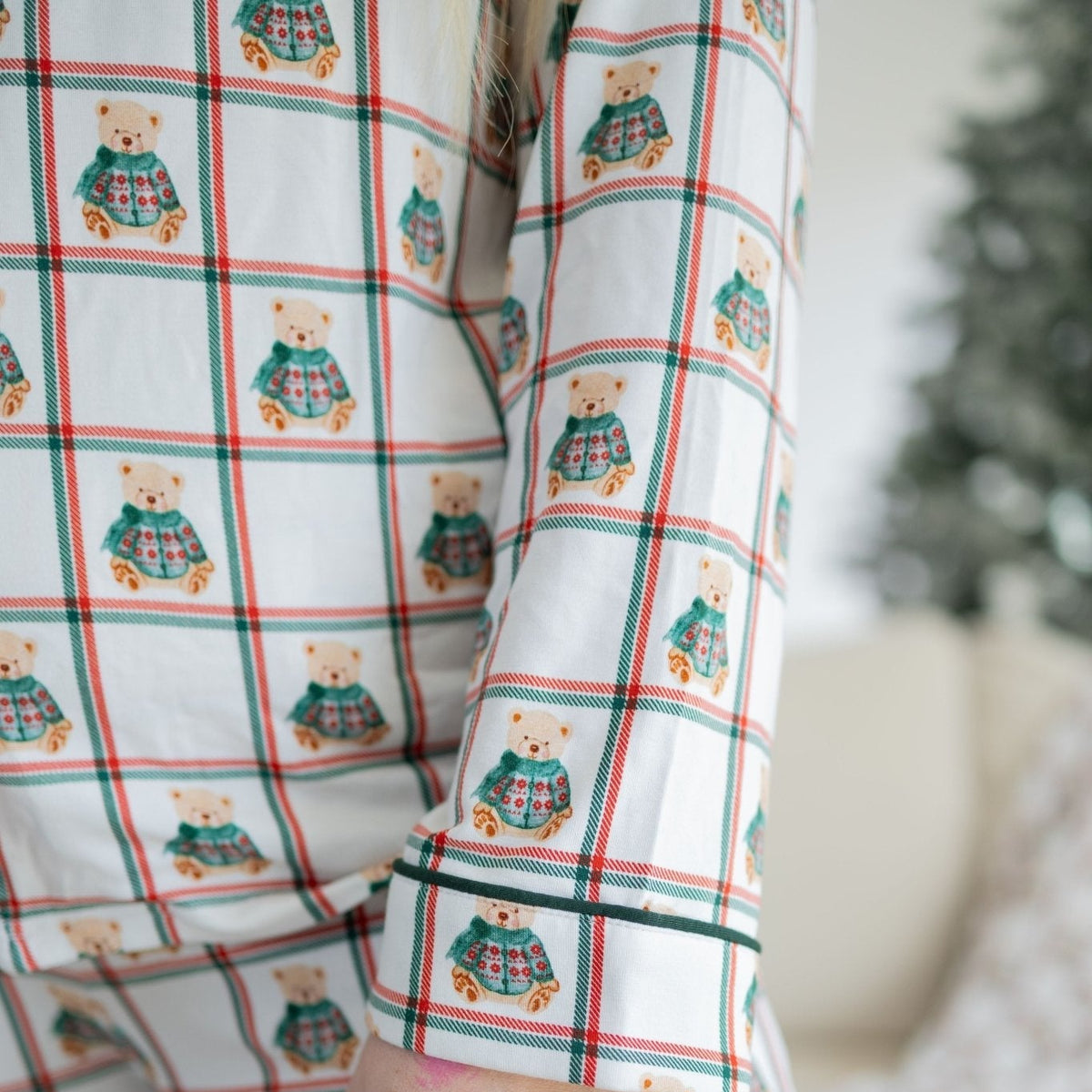 Vintage Teddy Unisex Adult Button Down Set