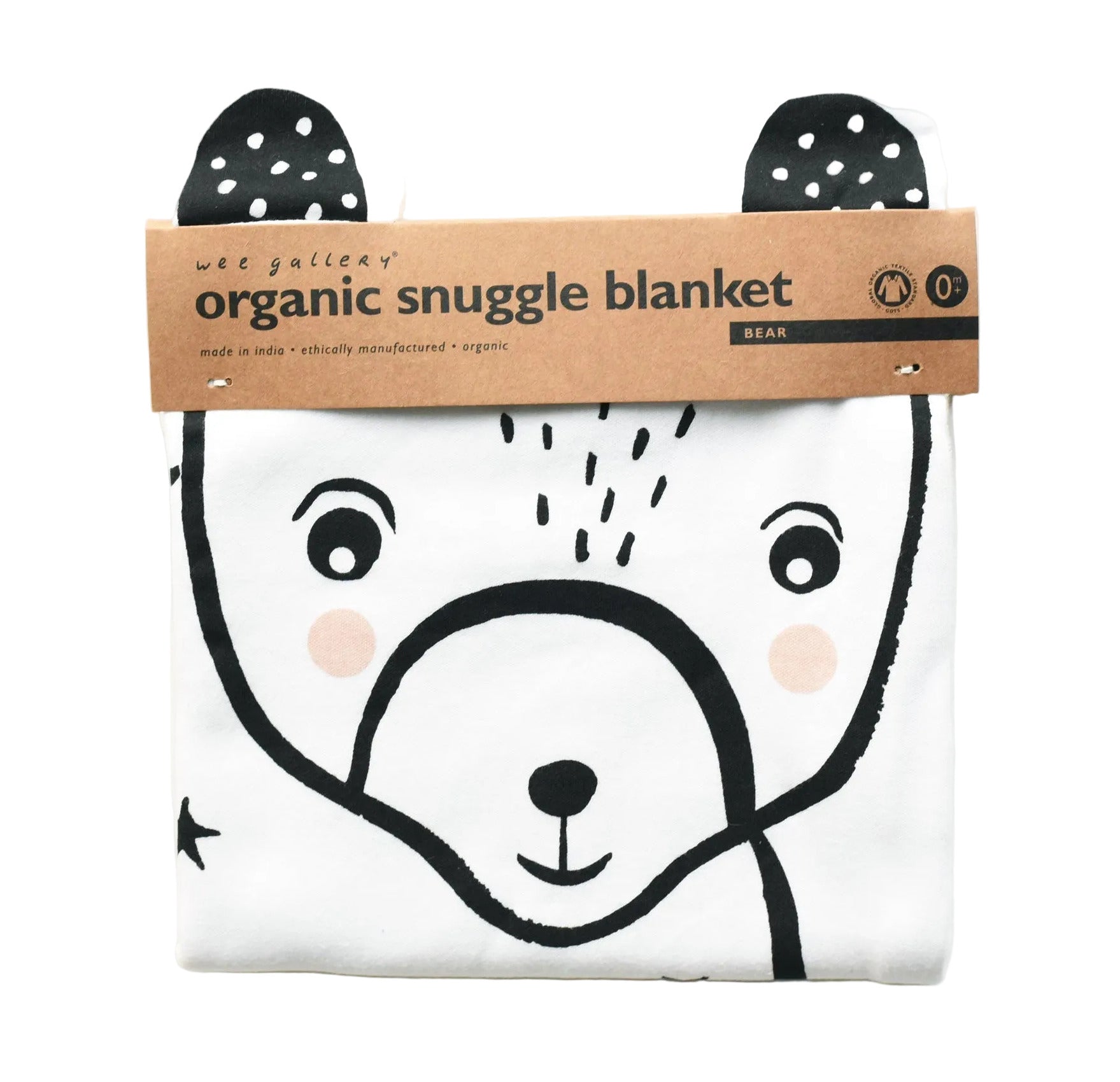 Organic Snuggle Blanket - Bear