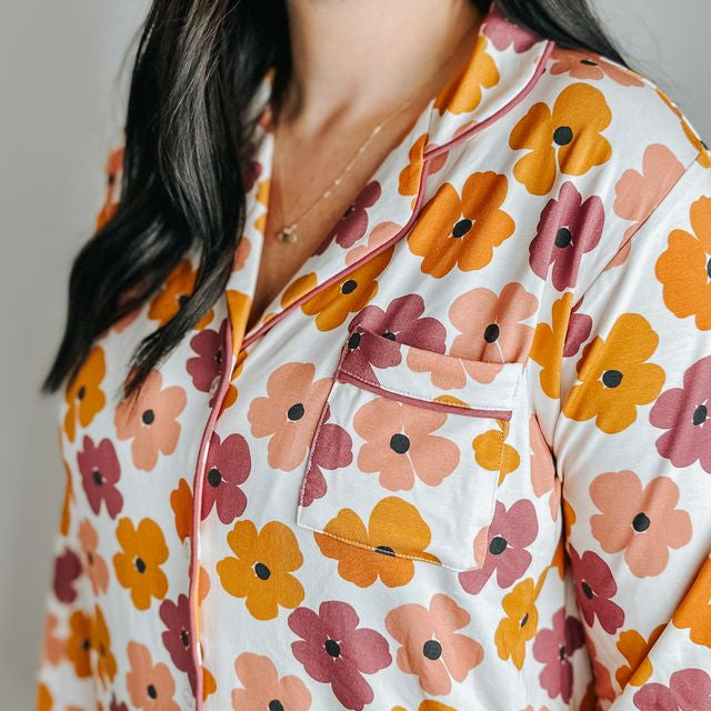 XL Blossom Women's Button Up Dress